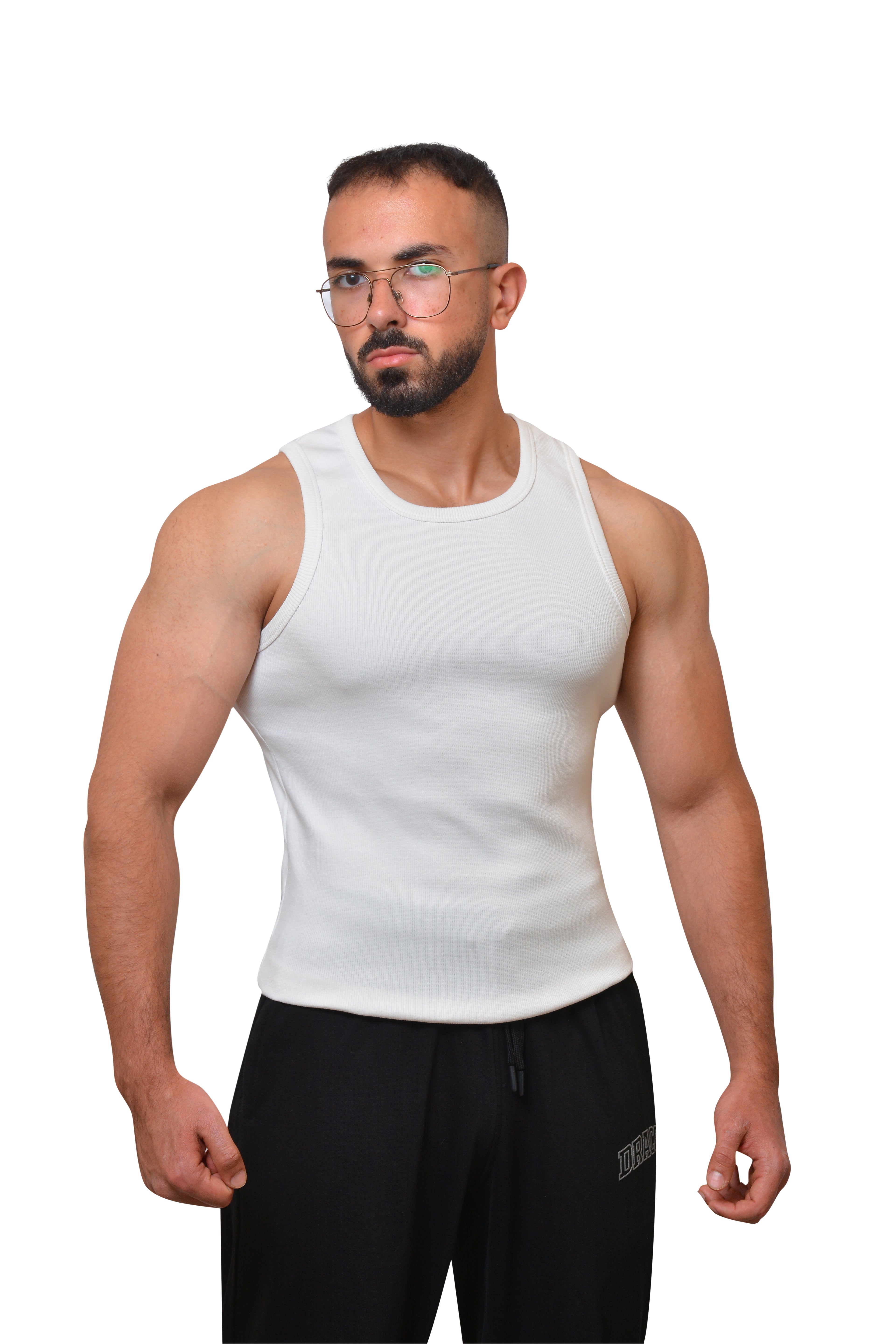 White Core Tank Top