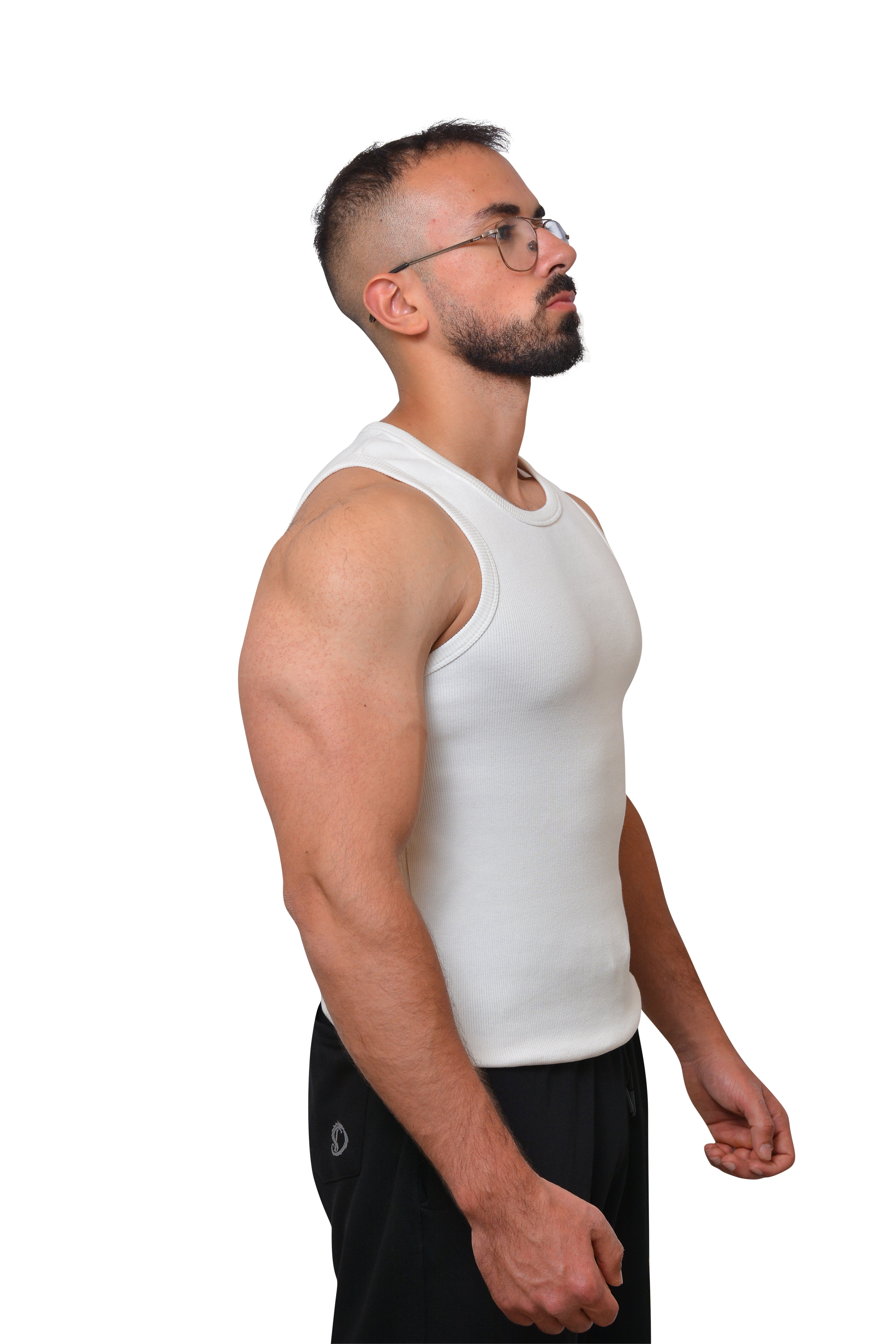 White Core Tank Top